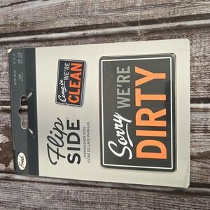 Retro Open/Closed Sign Dishwasher Magnet